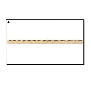 Лінійка дерев'яна 30см шовкографія (в блоці 100шт)Міцар