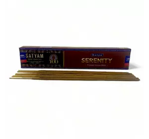 Serenity premium incence sticks (Умиротворення) (Satya) пилкові пахощі 15 гр.