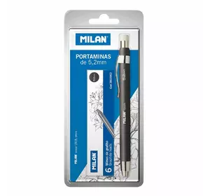 Олівець механічний В "Touch" ТМ "MILAN" 5,2 мм + 6 картриджів 5,2 мм