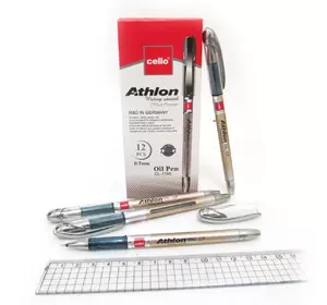 Ручка масляна "CL" "Athlon" 0,7 мм, синя, без/етик.