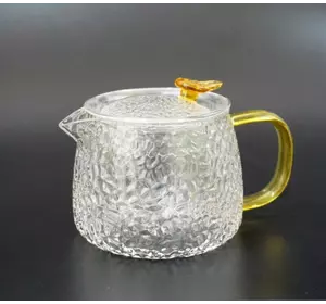 Чайник со стеклянным ситом (400ml) термостекло