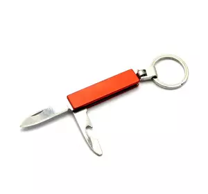 Ніж-брелок із складаним ножем (2 в 1)(9,5х3х1см)(K302A)