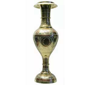 Ваза бронзова кольорова (51х15х15 см)(Flower vase Kashmiri Clr 20")