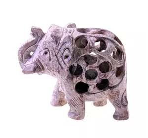 Слон з мильного каменю різьблений (6,5х7х4 см)