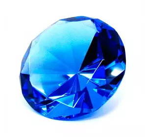 Кристал кришталевий синій (8 см)