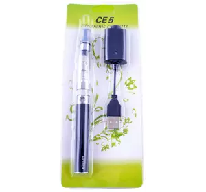 Електронна сигарета CE-5, 650 mAh (блістерна упаковка) №609-39 Black