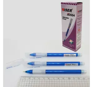Ручка масляна Wiser "Zossa" 0,7 мм з грипом синя