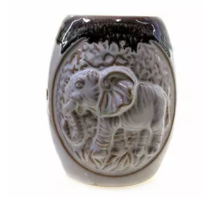 Аромалампи керамічна "Слон" біла (12х9,5х8 см)