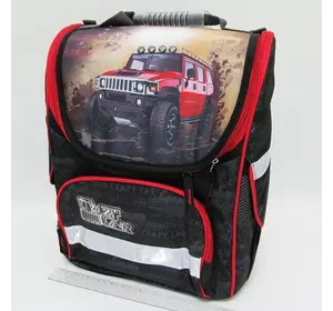 Рюкзак коробка чорно-червоний "Crazy Car", 29х16х39 см, (IMG_0459)