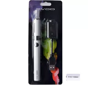 Електронна сигарета eVod 1100 мАч MT3 блістерна упаковка EC-014 White