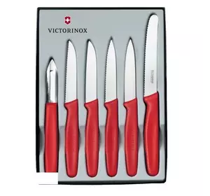 Кухонний набір Victorinox Paring Set 6 штук (5 ножів + овощечистка) 5.1111.6