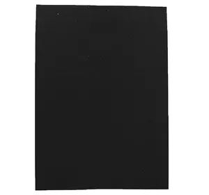 Фоаміран A4 "Чорний", товщ. 1,5мм, з клеєм, 10 лист./П./Етик.