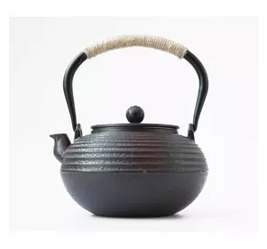 Чайник чавунний Тецубін із ситом "Смужка" 1100 мл. 17*16*20см. 1588