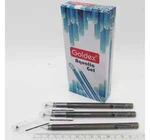 Ручка гелева Goldex AQUATIC GEL #881 Індія Black 0,6 мм