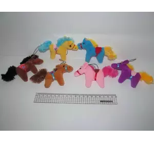 Іграшка м'яка "Конячка кольорова" mix