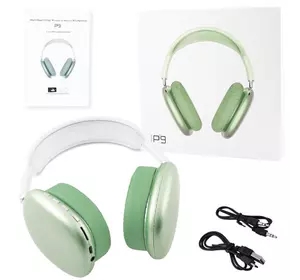 Бездротові навушники Apl Air Max P9, green metallic