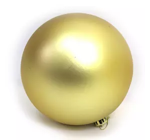 Великий ялинкова куля мат. "GOLD" 20см, 1шт/етик.