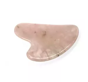 Масажер Гуаша рожевий кварц (5х8х0,5 см)