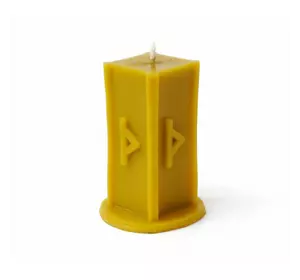 Свічка рунічна Туризас жовта