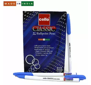 Ручка Cello Original "Classic" синя 0,7 мм 50/Box