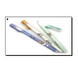 Ручка детская гель стираемая "Funny" синяя 0,38мм 12шт/этик