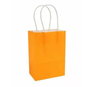 Пакет упаковочный бумажный Оранжевый