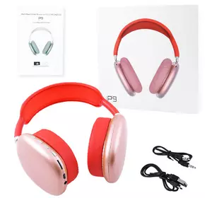 Бездротові навушники Apl Air Max P9, pink metallic