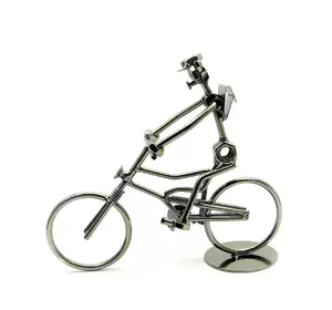 Техно-арт "Велосипедист" метал (22,5х20х7(Q002)