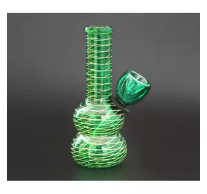 Бонг скляний PGWP-103 Зелений 6*4,5*11,5см.