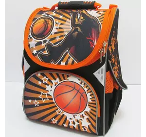 Рюкзак коробка "Баскетбол" 13,5" 3 відд., ортопедичний, светоотраж.