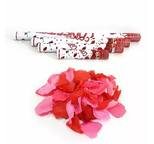 Хлопавка пневматична "Троянди" 60см 35g, пелюстки мікс тканин (роз.кр)