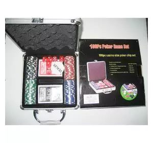 Гра настільна Poker "Набір для покеру" в метал. чемод.