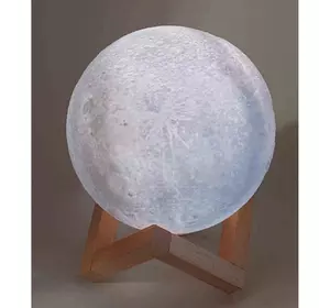 Ночник "Луна" Led, сенсорный переключатель цветов(d-15 см) с