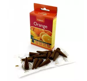 Orange Incense Cones (Апельсин) (Tulasi) Конуси