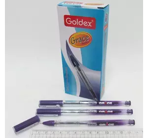 Ручка масляна Goldex Grace # 913 Індія Violet 0,7 мм